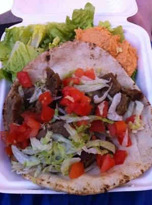 Beef and lamb gyros