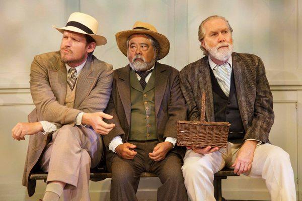 Corey Brill, Alberto Isaac & Harry Groener in Three Days in the Country (photo credit: Geoffrey Wade Photography)