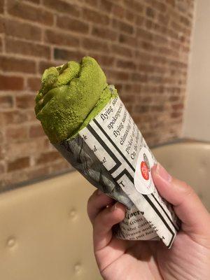 5.25.21 Matcha Crepe