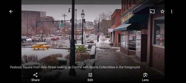 Sports Collectibles Store in Peabody Square