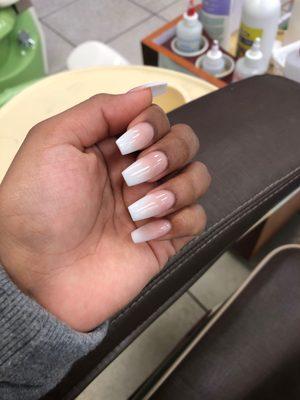 Ombré French tip