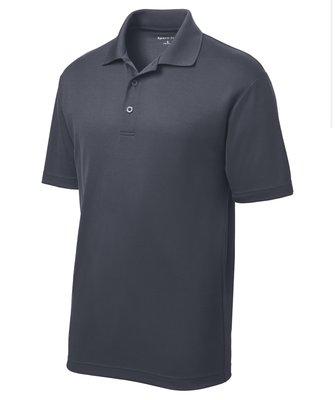 Gray polo shirt