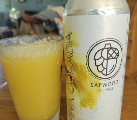 A smoothie beer referencing the Píña Colada drink!