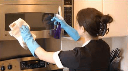 Kitchen cleaning