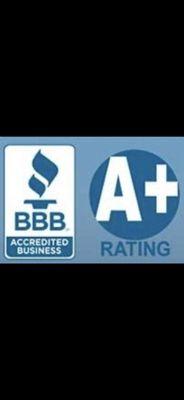 A plus rating with the BBB!!