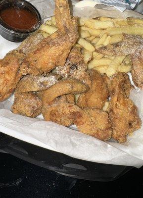 Lemon Pepper Half wings and Full wings