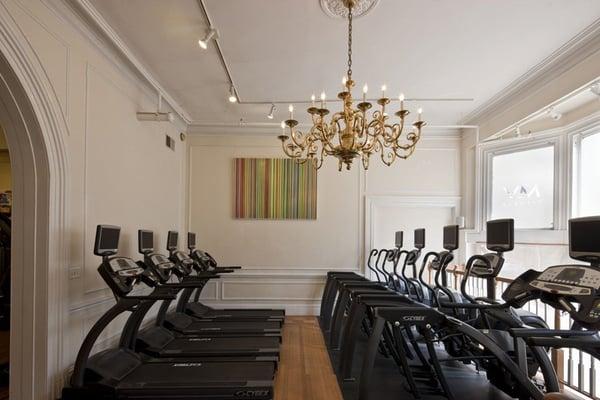 Located in what used to be 3 historic manor homes, MV Fitness is both elegant & state of the art.