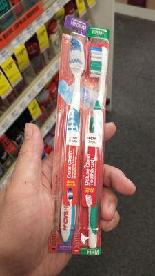 Different tooth brush