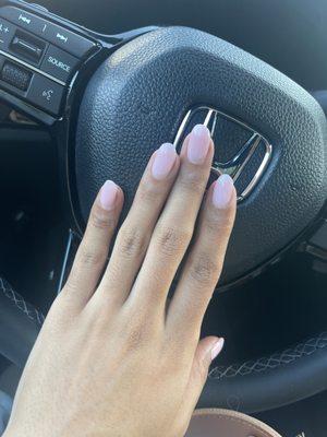 Clean girl nails