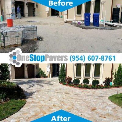 Paving, Before & After