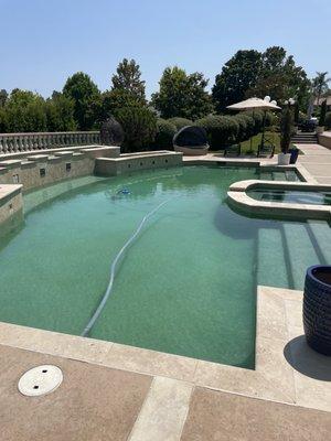 Here is what my pool maintained by Kohler looks like.