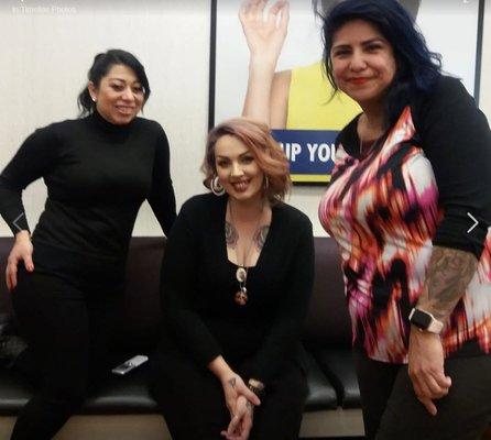 Elisa, Danielle, Robin.  The best Supercut stylist in Irvine, California