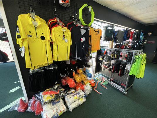 Referee Apparell & Accessories, Coaching equipment, Training Equipment, and Field Equipment!