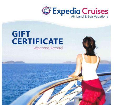 Give the Gift of Travel with our unique Expedia Cruises Gift Certificates this Christmas.