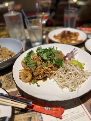 Shrimp pad Thai. Solid, but my fave is still the mushroom chow fun!