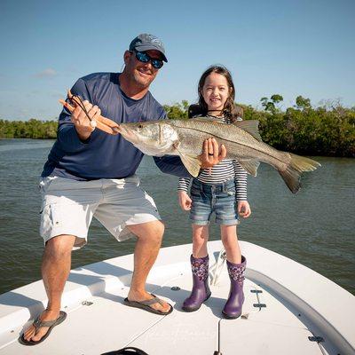 Her first Snook!