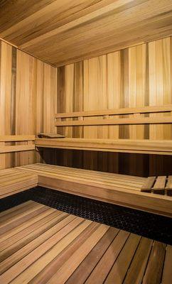 Relax and unwind in the sauna