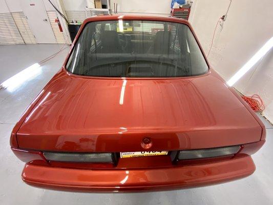 1990 Ford Mustang following Stage 2 Correction topped with IGL Kenzo Graphene