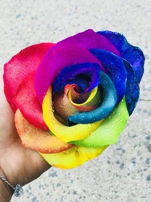 Love comes in all shapes and colors. Come to White Plains Florist for a colorful and prideful flower arrangement!