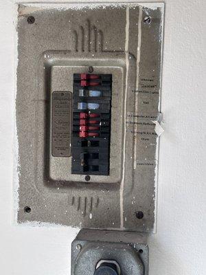 He advised me that the electrical panel would need an update