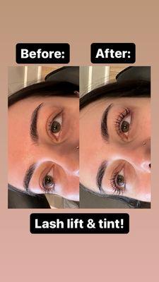 Lash Lift and Tint!