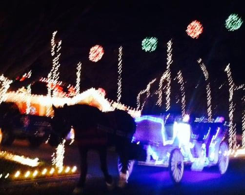 Horse drawn carriage.  :)