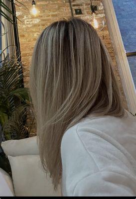 Perfect lived-in blonde - thanks Simone!