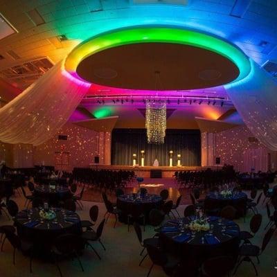 The room can be transformed by any color of the rainbow!