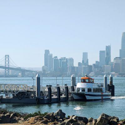 Take the ferry to/from SF for a scenic 6 minute commute to Woods Island Club!