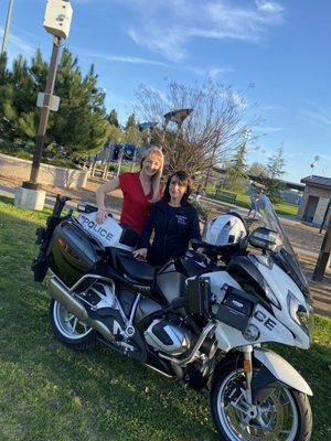 Woodcrest Park, Fullerton PD (left to right: Hope Howell, Zonya Townsend)