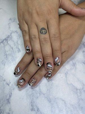 Gel Manicure + Tier 3 Art