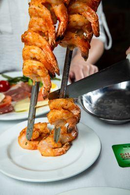 We offer grilled jumbo shrimp lightly marinated to a savory citrus perfection. All seafood is included.