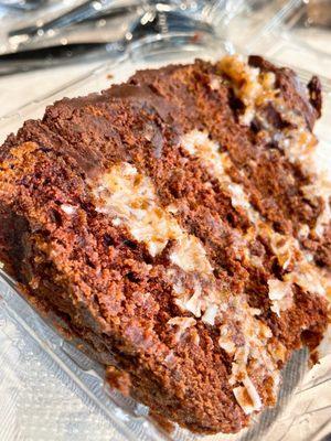 German Chocolate Cake - Slice