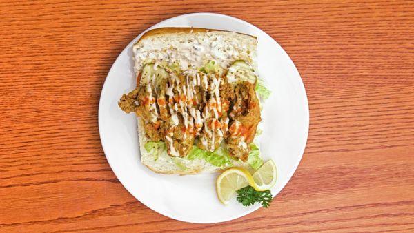 Sharky's Original Oyster po boy