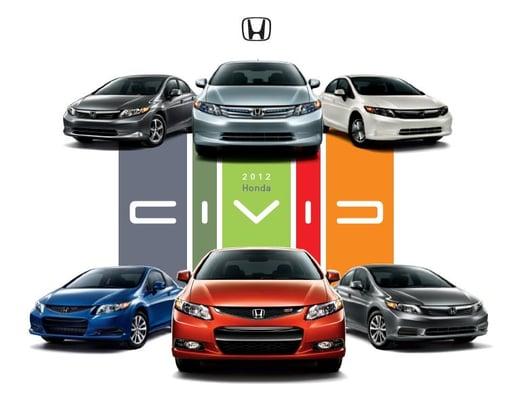 To each their own!  The 2012 Honda Civic