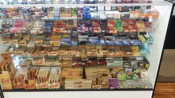 Our vast selection of different rolling papers for all your rolling needs.