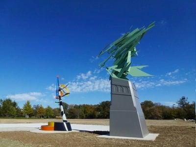 Installation at Bear Creek Park, Keller, TX - Photo from LE Creative website.