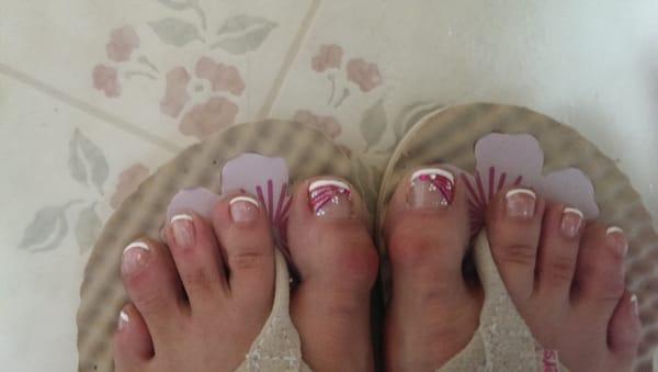 Great pedicure done by Hannah!