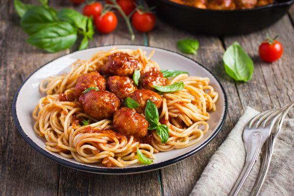 Spaghetti meatballs