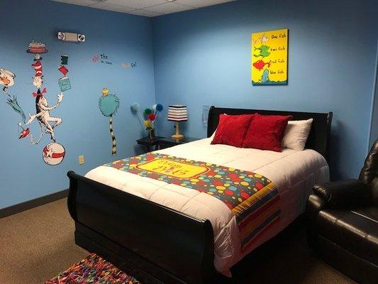 Pediatric Bedroom with recliner