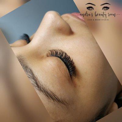 2D volume eyelash extensions set