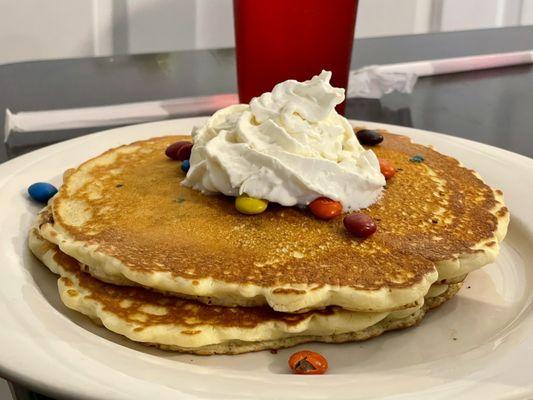 M&M pancakes