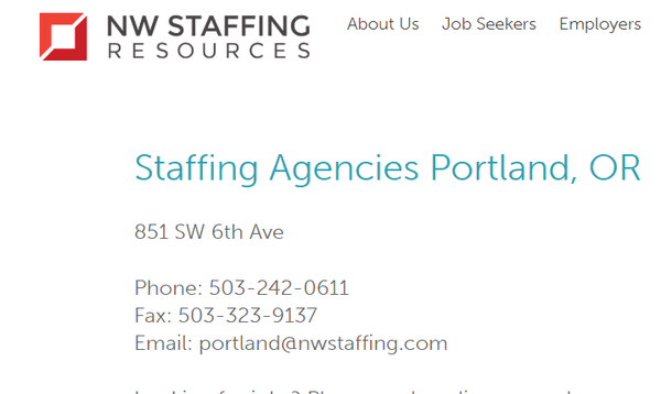 NW Staffing Resources