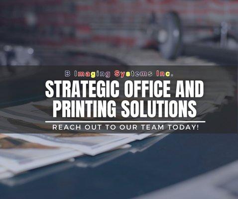 We provide printing solutions for multifunction copiers!