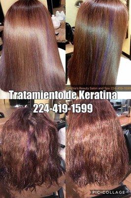 Permanent Straightening      Alisado Permanente                 For prices please call at- Para precios por favor llamar al 224-419-1599