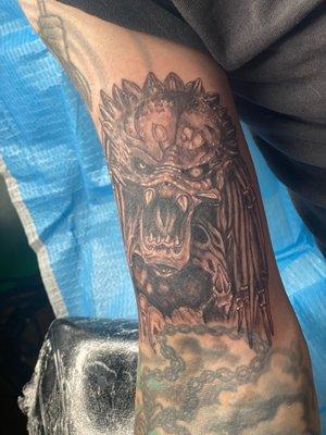 Predator tattoo