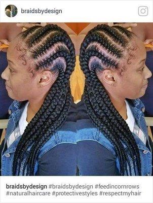 #stitchbraids #naturalhair #loveit #braidsnbeauty #ghanabraids #chestina #braidsbydesign