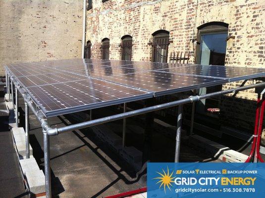 Commercial Solar Panel Installation by Grid City Energy