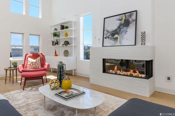 Mid- Century modern living room.