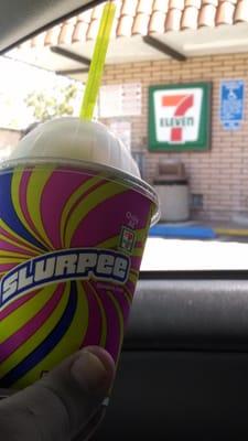 Happy 7-11 Day and thanks for the free Mountain Dew Slurpee!!